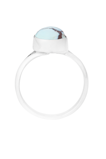 Sterling Silver Matrix Turquoise Ring 2