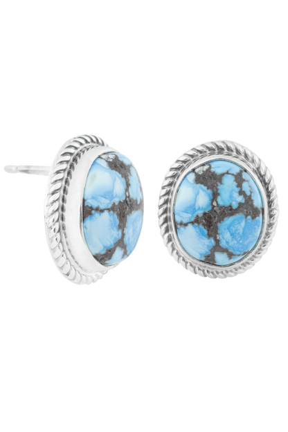 Golden Hill Turquoise Stud Earrings
