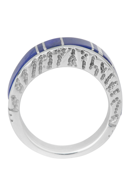 Sterling Silver Lapis Inlay Ring
