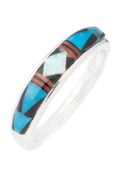 Navajo Multi-Stone Inlay Ring