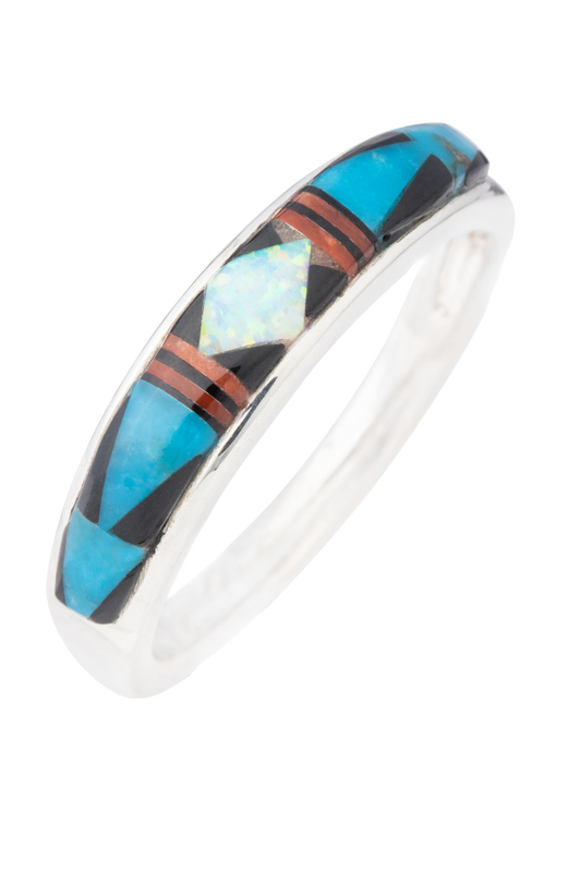 Navajo Multi-Stone Inlay Ring