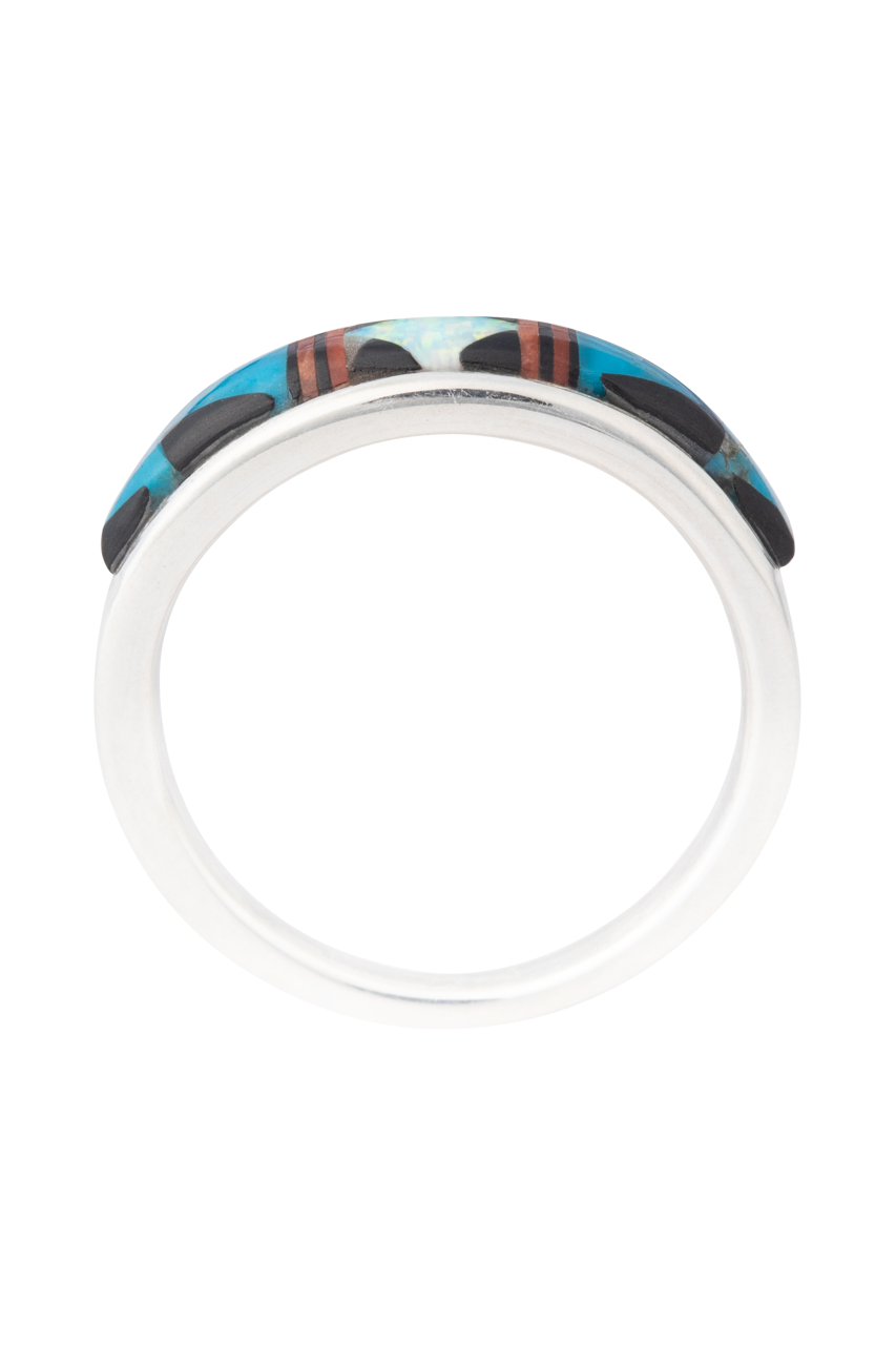 Navajo Multi-Stone Inlay Ring 2