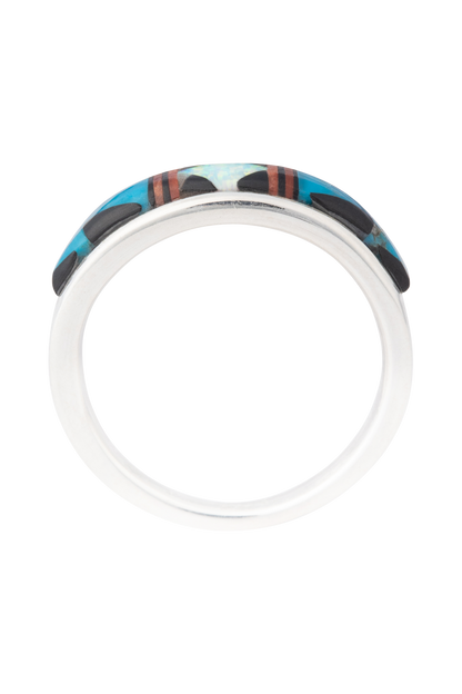 Navajo Multi-Stone Inlay Ring 2