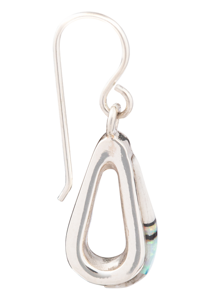 Sterling Silver Opal Drop Earrings