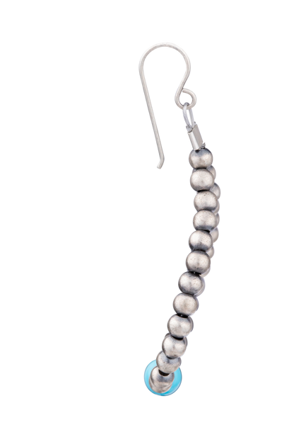 Navajo Pearl Turquoise Teardrop Earrings