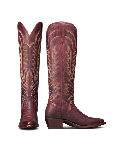 Tecovas Abby Cowgirl Boots - Wine