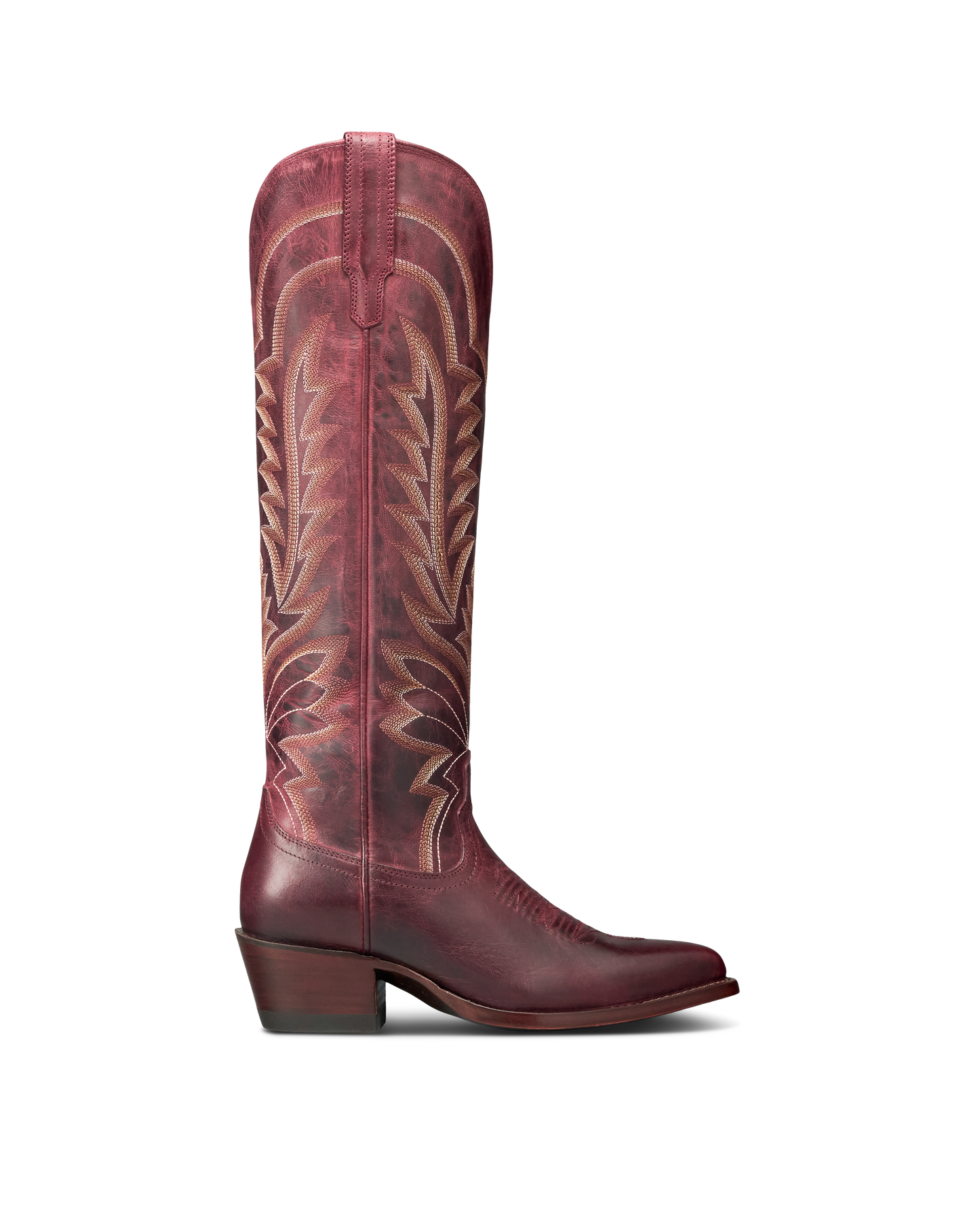 Tecovas Abby Cowgirl Boots - Wine