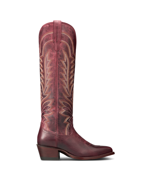 Tecovas Abby Cowgirl Boots - Wine