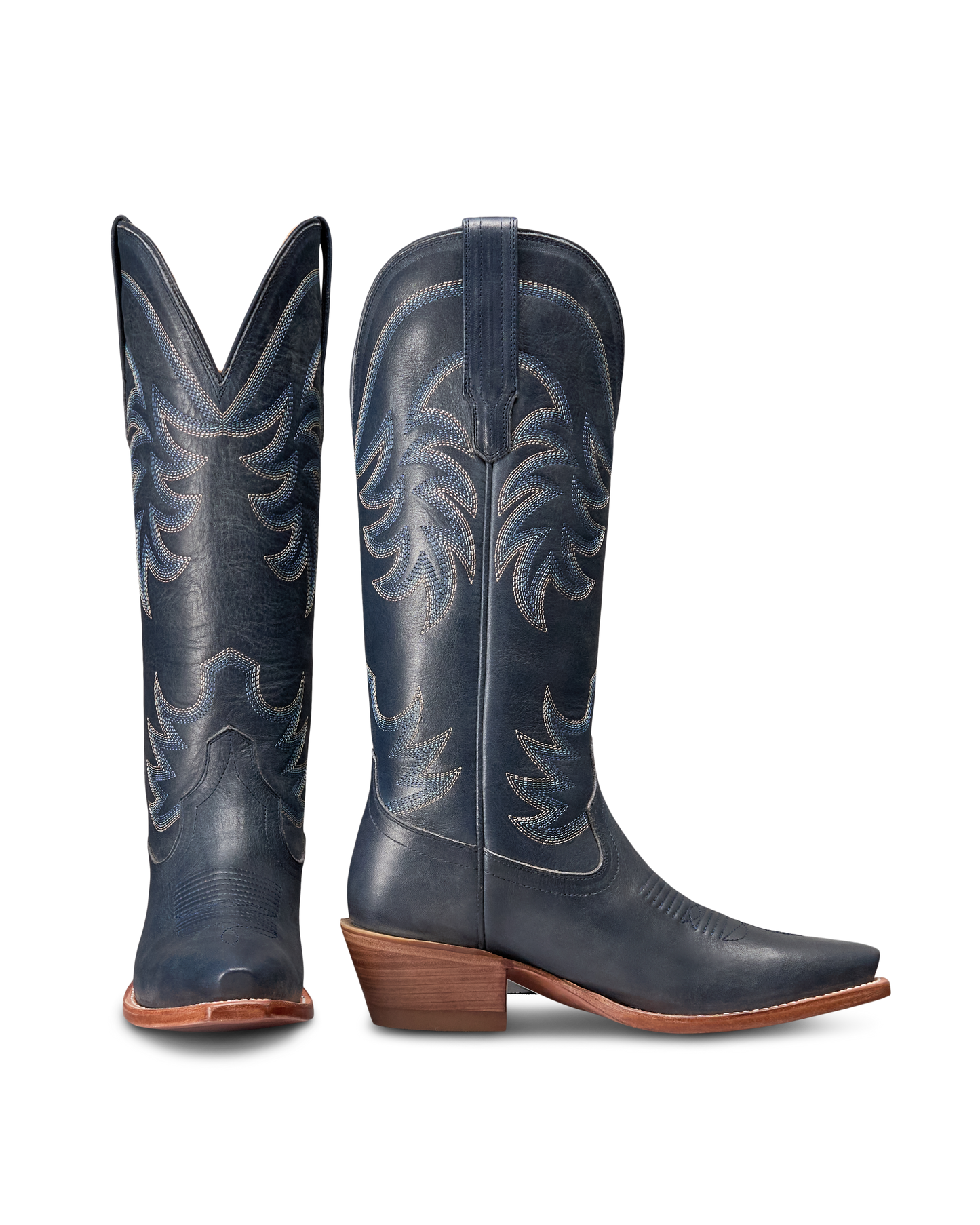 Tecovas Annie Cowgirl Boots - Atlantic Blue