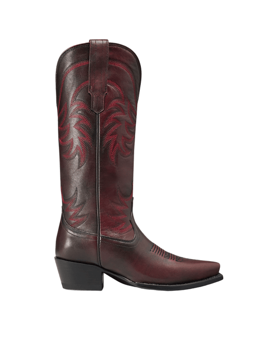 Tecovas Annie Cowgirl Boots - Black Cherry