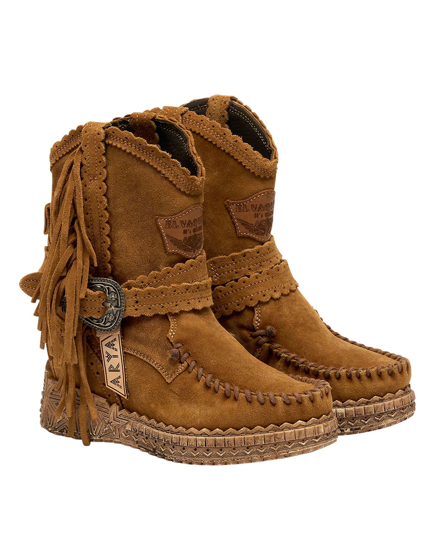 El Vaquero Arya Silverstone Mou Moccasin Boots
