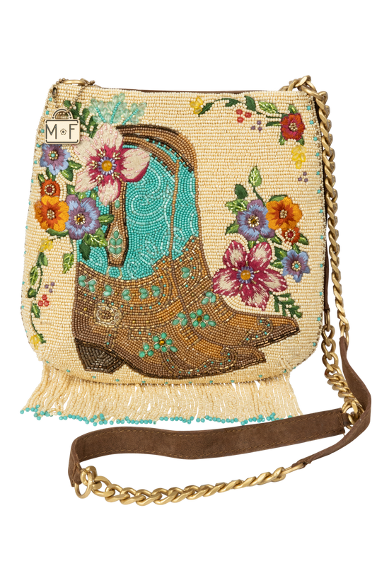 Mary Frances Line Dance Crossbody Bag