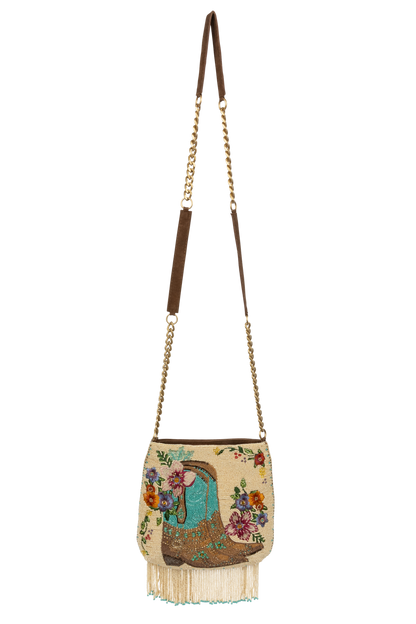 Mary Frances Line Dance Crossbody Bag