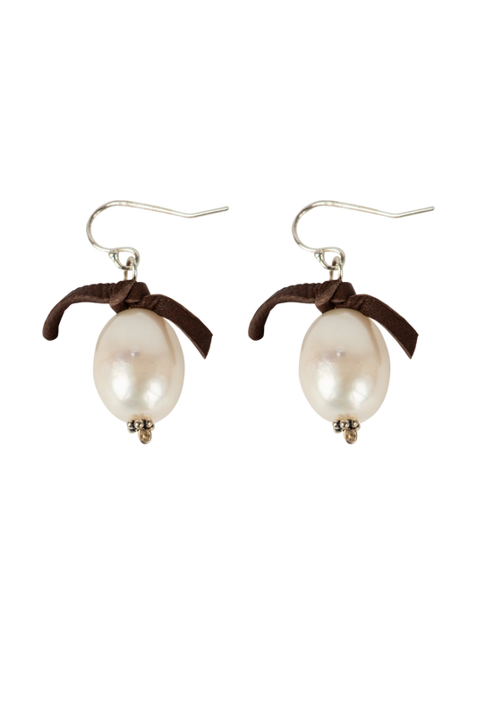 Breathe Deep Baroque Pearl Earrings