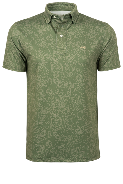 Texas Standard Big Bend Topo Polo Shirt