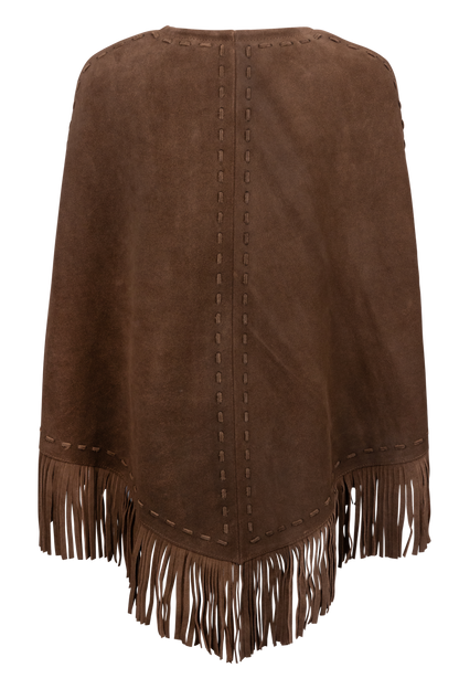 Western and Co. Blue Skies Ahead Suede Cape