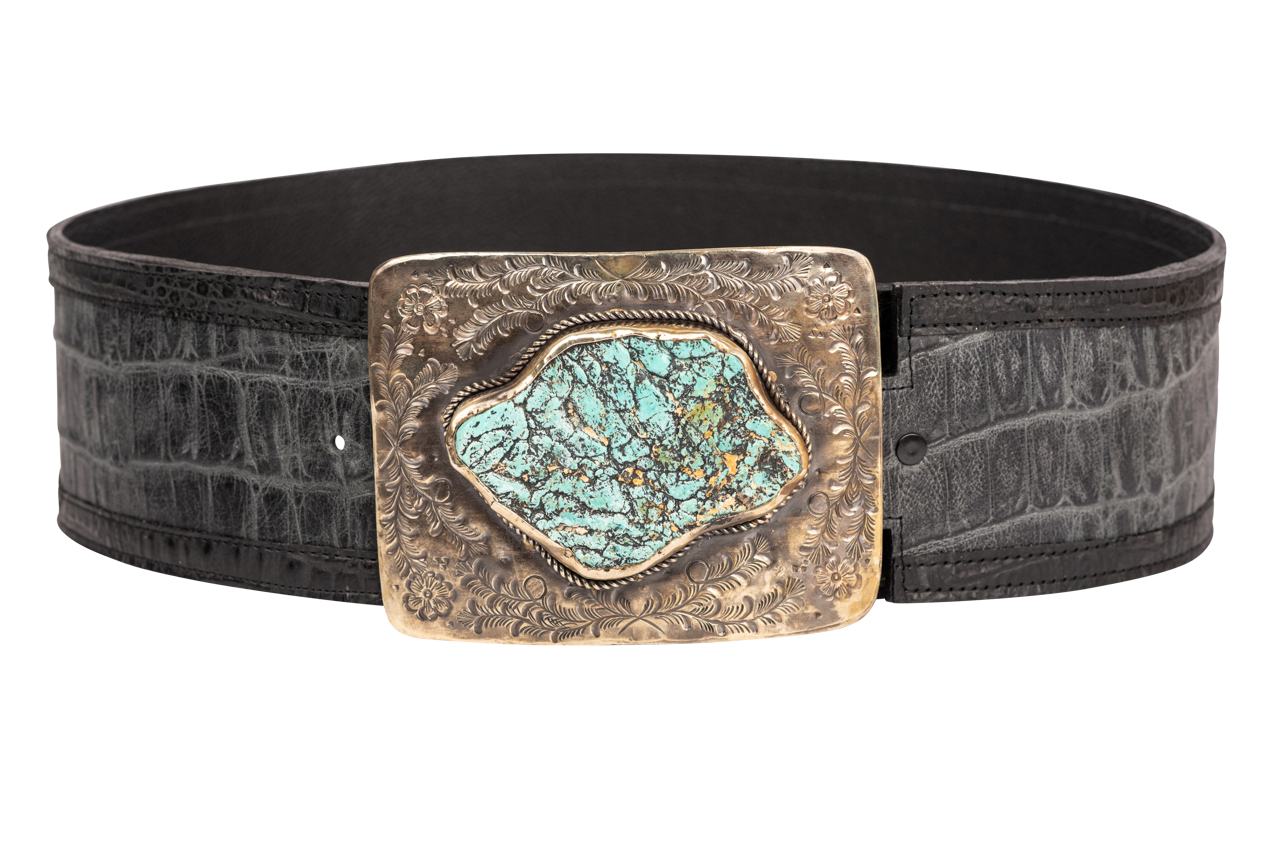 Paige Wallace Turquoise Nugget Belt