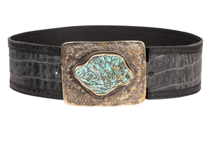 Paige Wallace Turquoise Nugget Belt