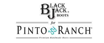 Black Jack Men's Black Goat Skin Roper Boots | Pinto Ranch