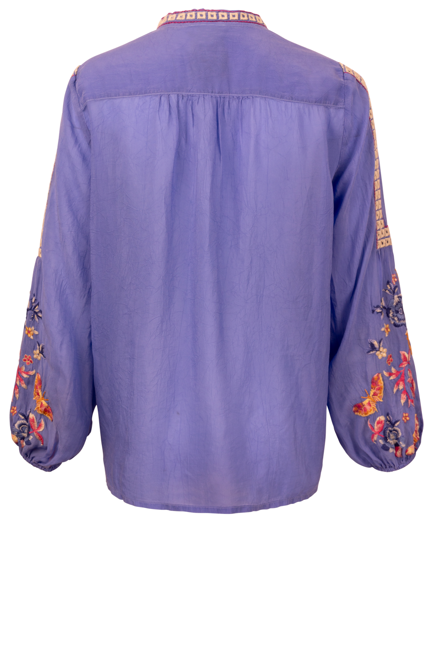 Johnny Was Baja Blue Tamara Blouse