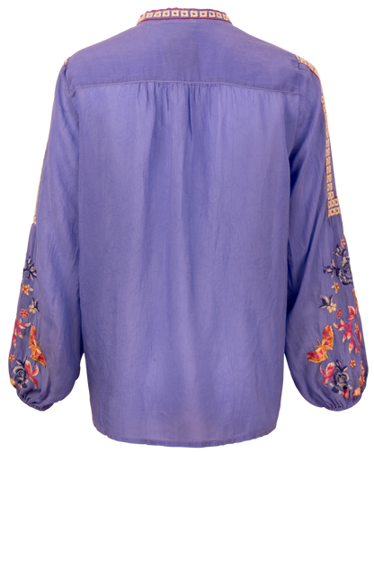 Johnny Was Baja Blue Tamara Blouse