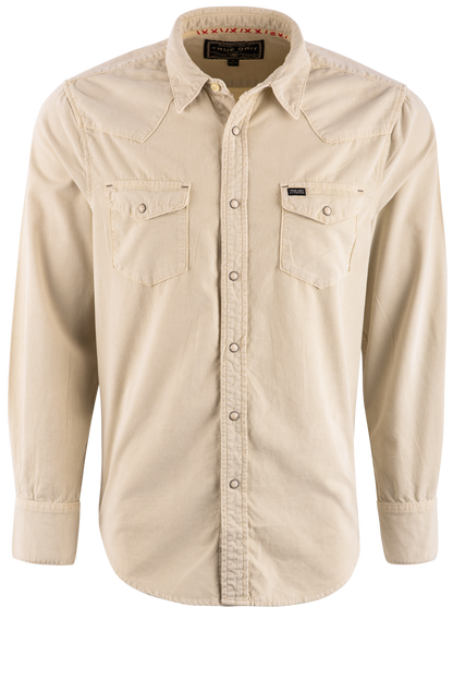 True Grit Jackson Cord Snap Front Shirt