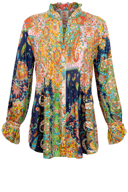 Johnny Was Braemar Kita Tunic Top