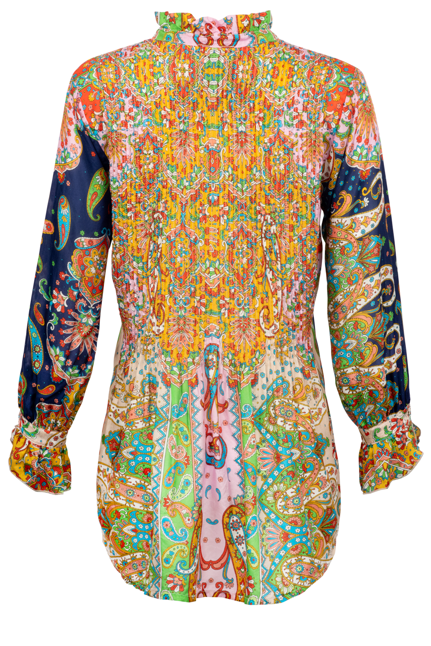 Johnny Was Braemar Kita Tunic Top