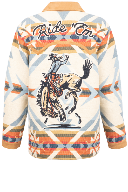 Double D Ranch Bronco Blanket Jacket