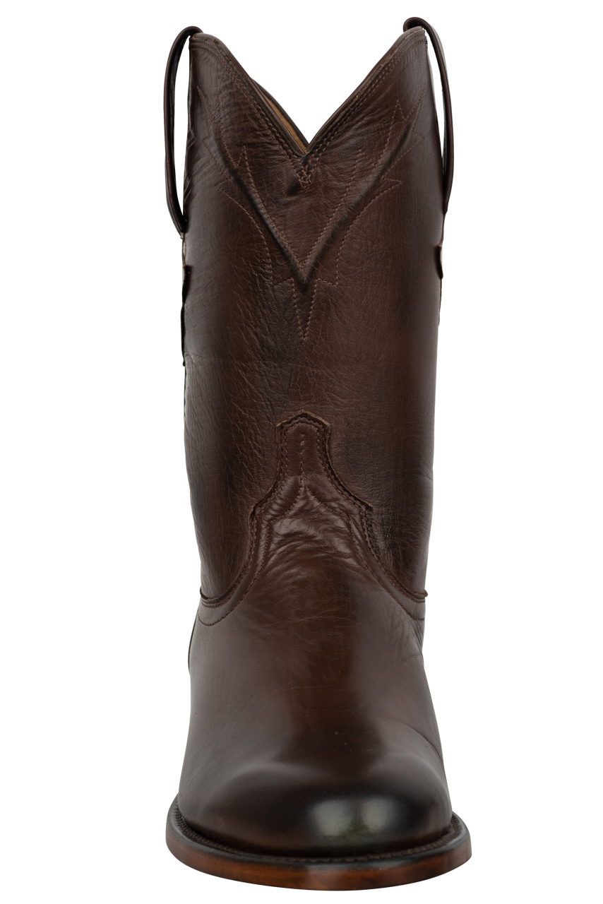 Lucchese roper boots round toe on sale