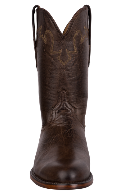 Lucchese Goat Sunset Roper Boots - Dark Brown