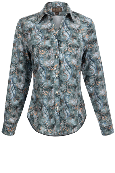 Madison Creek Women's Paisley Western Shirt | Pinto Ranch L / SAGE Madison Creek Women's Paisley Western Shirt | Pinto Ranch L / SAGE