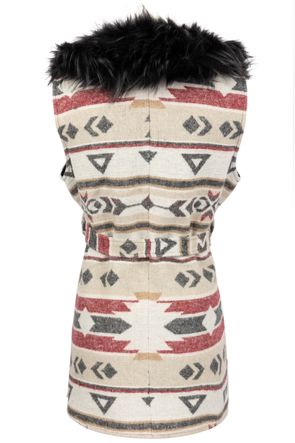 Cripple Creek Aztec Print Vest