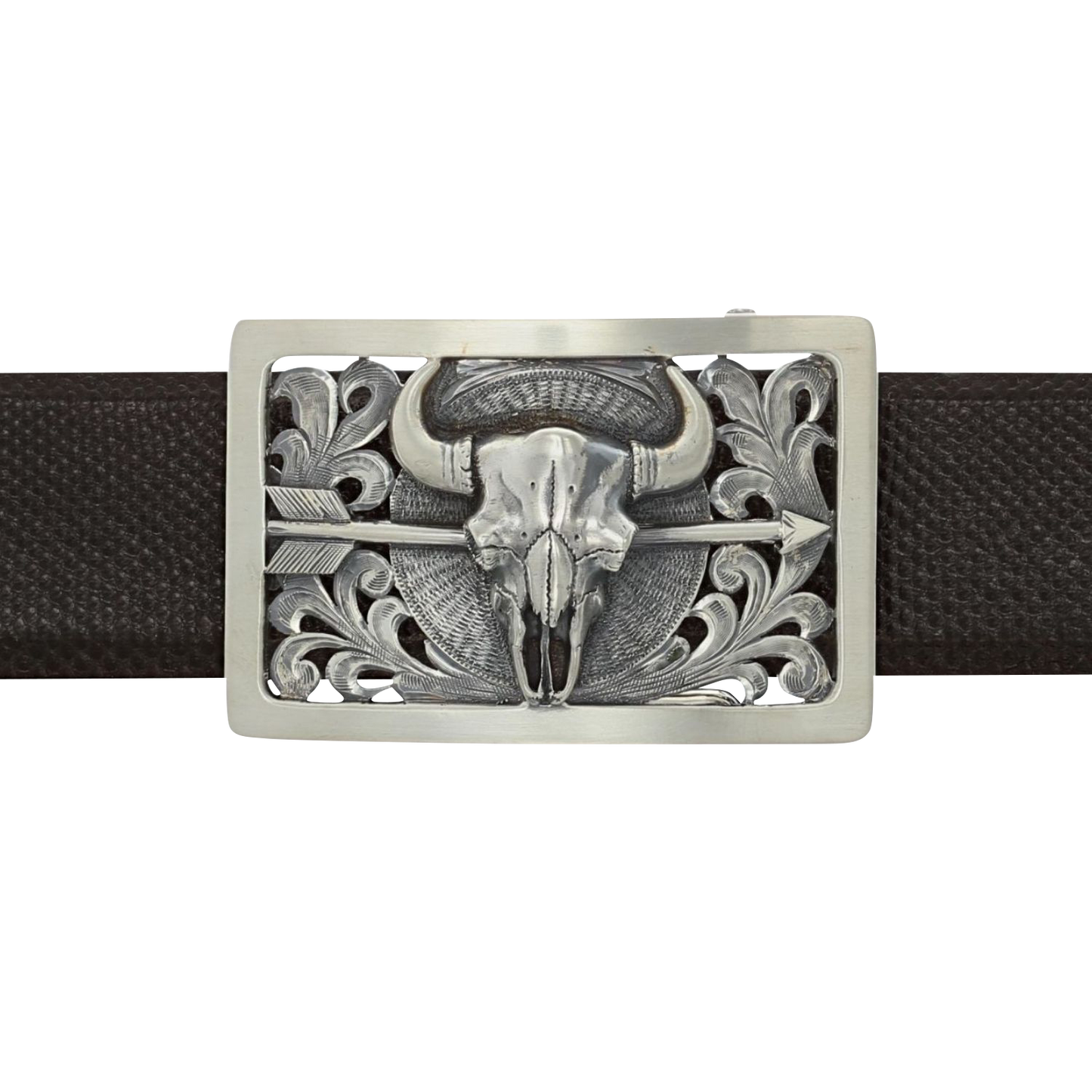 Clint Orms 1.5" Bison & Arrow Trophy Buckle