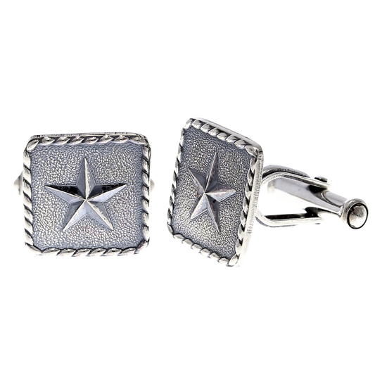 Clint Orms Roped Star Cufflinks