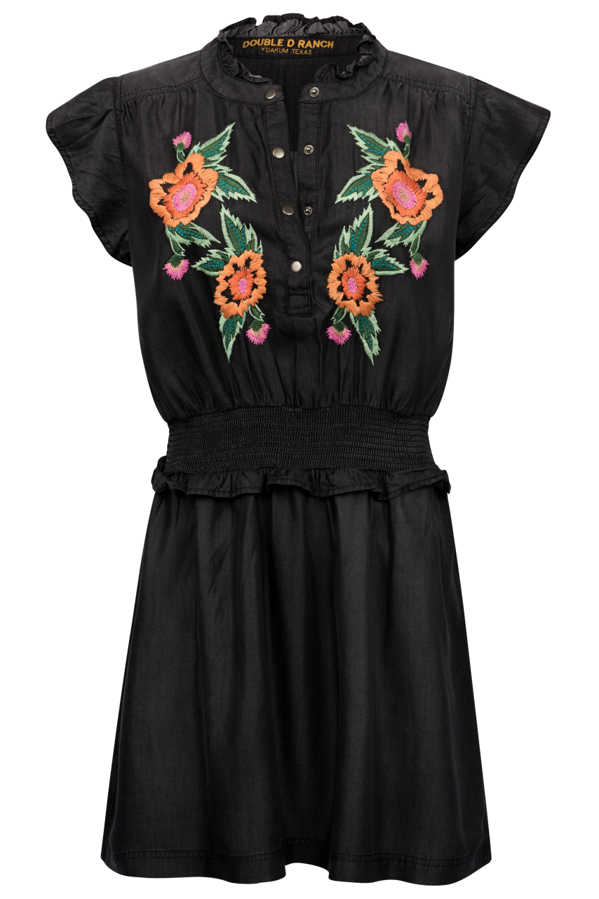 Double D Ranch Black Denim Luna Dress