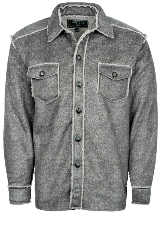 True Grit Pebble Sueded Shirt Jacket