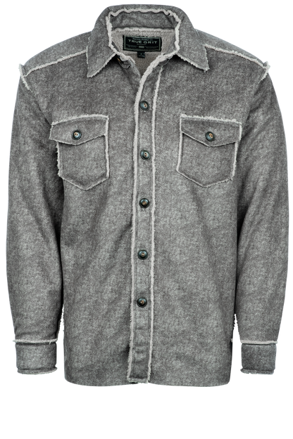 True Grit Pebble Sueded Shirt Jacket