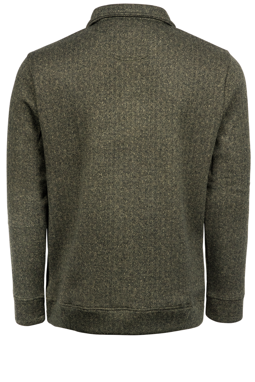 True Grit Herringbone Fleece Sweater