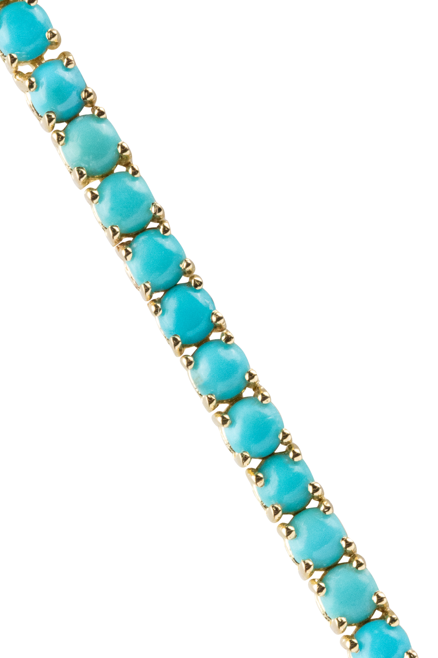 Sleeping Beauty Turquoise & Gold Bracelet