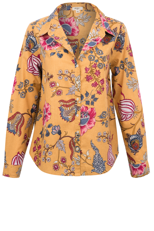 Dylan Floral Linen Shirt