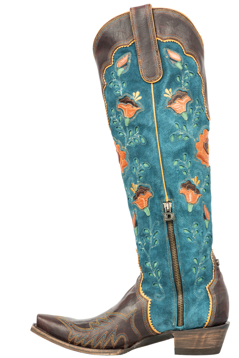 Double D Ranch by Old Gringo Teal Tenderfoot Tilly Cowgirl Boots ...
