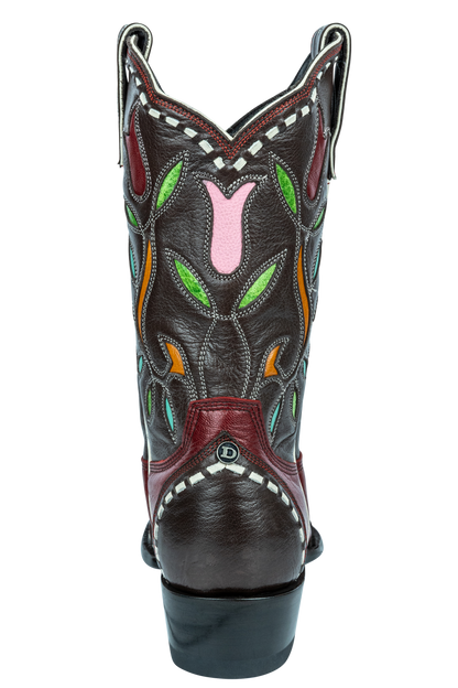 Old Gringo Tulip Time Cowgirl Boots - Red Multi