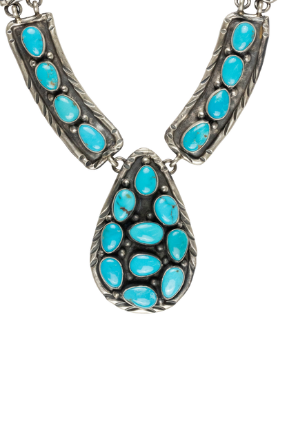 Kingman Turquoise Necklace Set