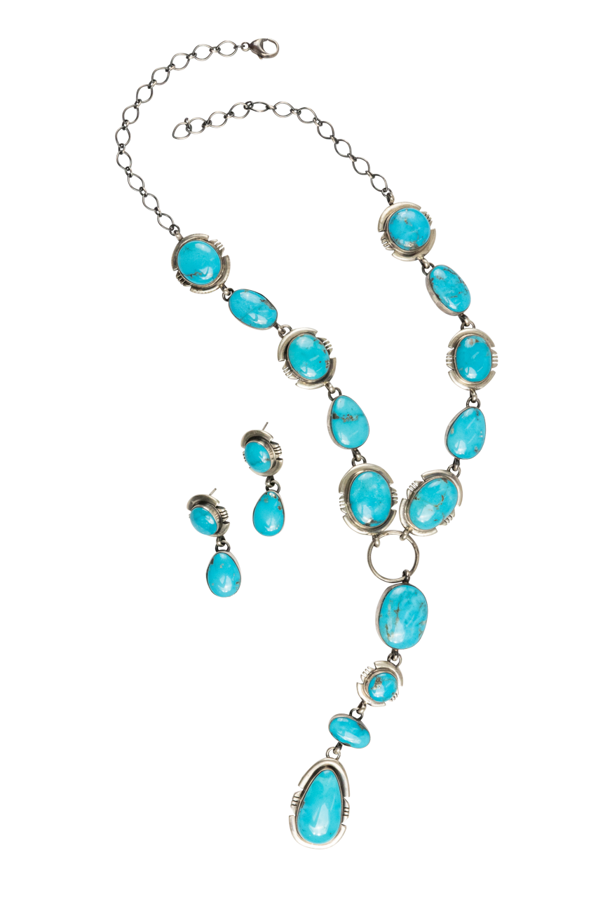 Multi-Stone Turquoise Necklace Set