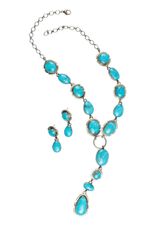 Multi-Stone Turquoise Necklace Set