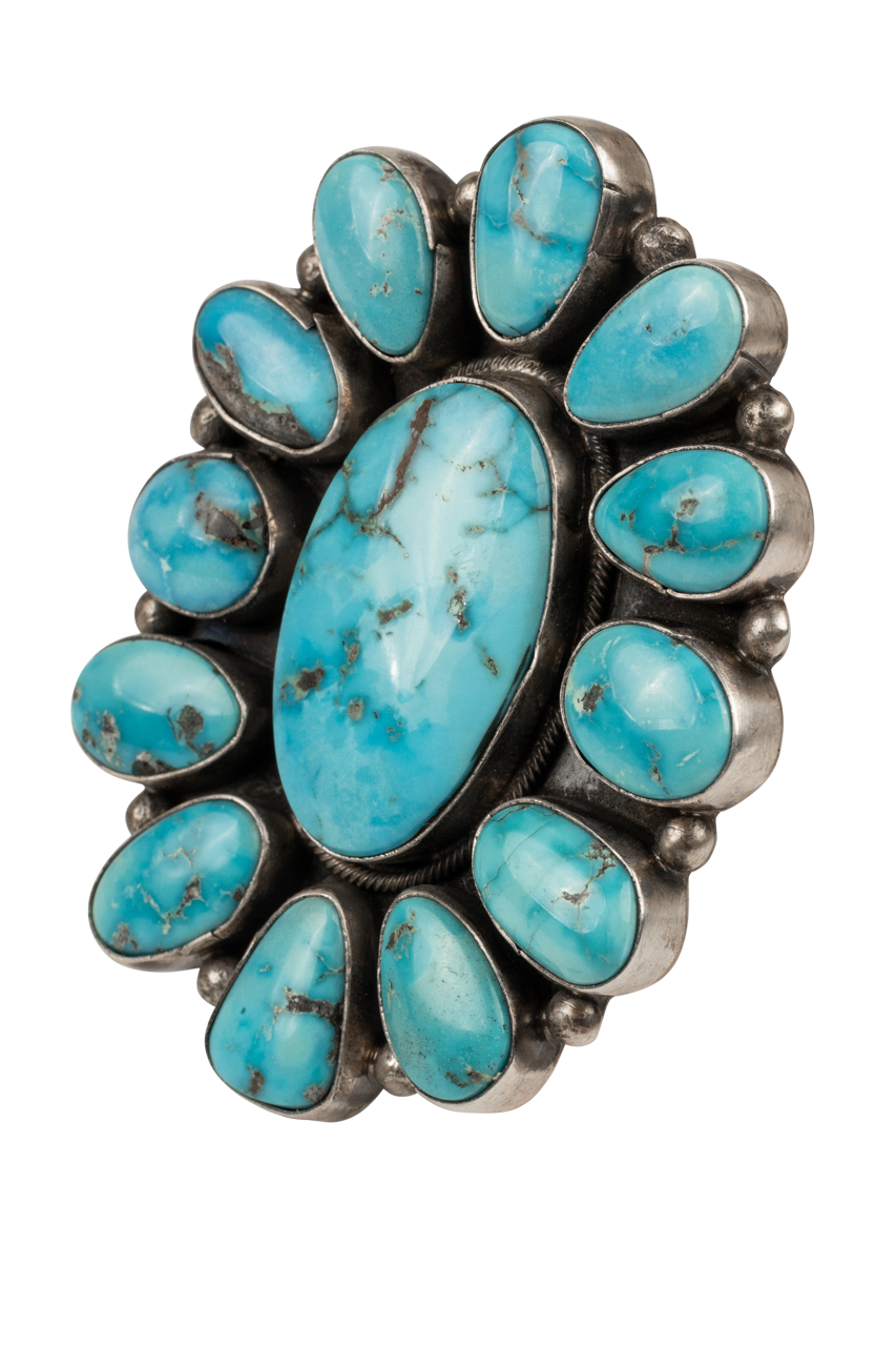 Kingman Turquoise Large Oval Ring