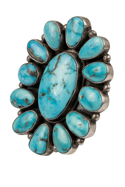 Kingman Turquoise Large Oval Ring