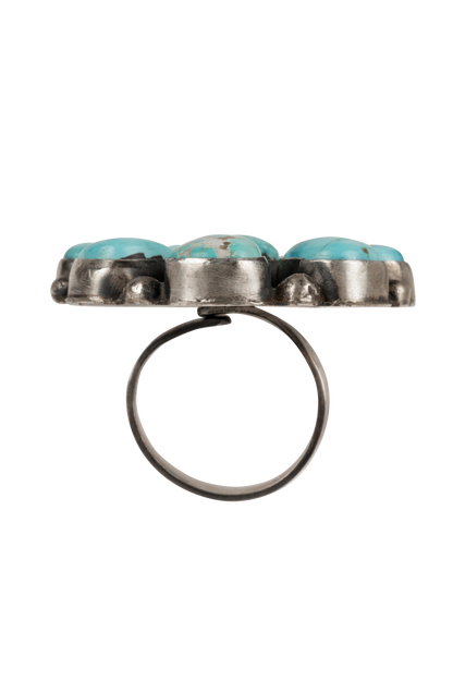 Kingman Turquoise Large Oval Ring