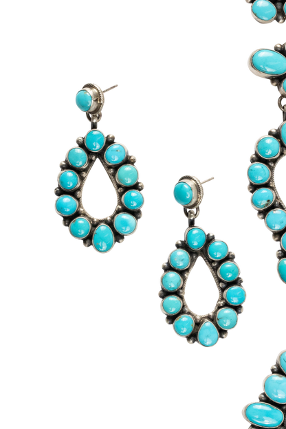 Multi-Stone Sleeping Beauty Turquoise Necklace Set